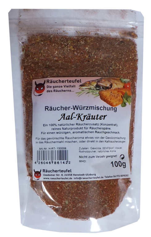 Räucher-Würzmischung Aal-Kräuter (Konzentrat) 100g